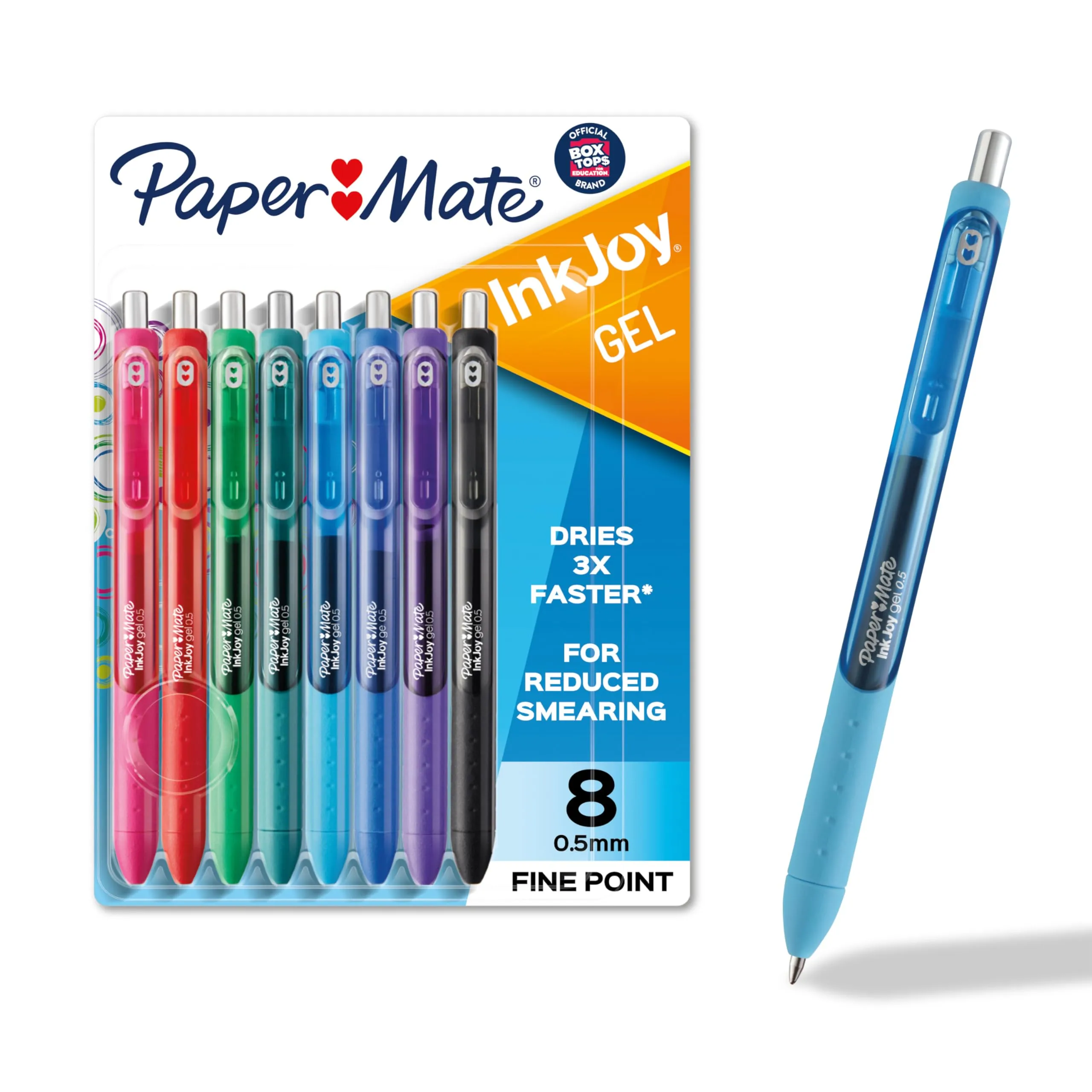 Paper Mate InkJoy Gel Pens, Fine Point 0.5 mm, Assorted Colors