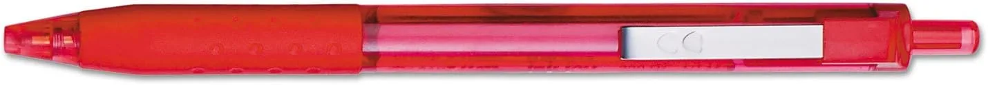 Paper Mate® InkJoy™ 300 RT Retractable Pens, Medium Point, 1.0 mm, Translucent Red Barrels, Red Ink, Pack Of 12