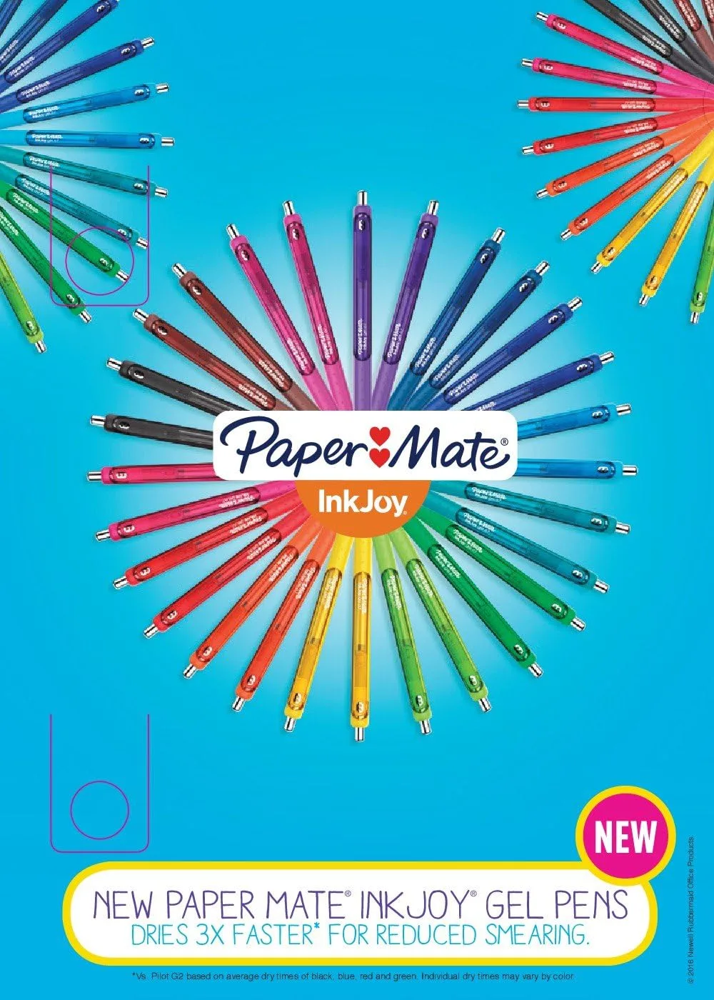 Paper Mate InkJoy Gel Pen Fine Point Black Ink Pens 0.5mm Fine Tip Ergonomic Comfort Grip Box of 12