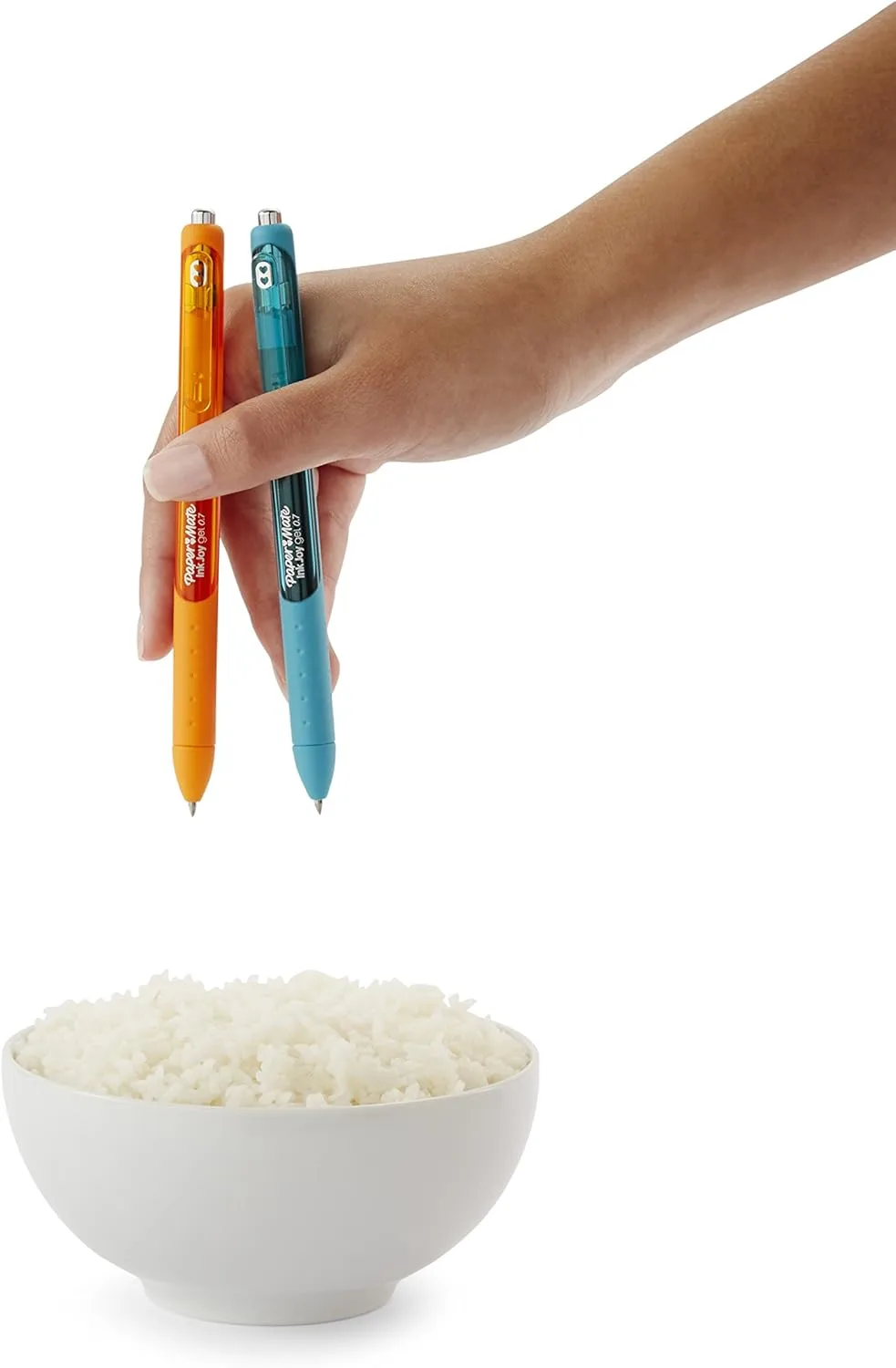 Paper Mate InkJoy Gel Pens, Medium Point, 0.7 mm, Blue Ink, Pack of 12