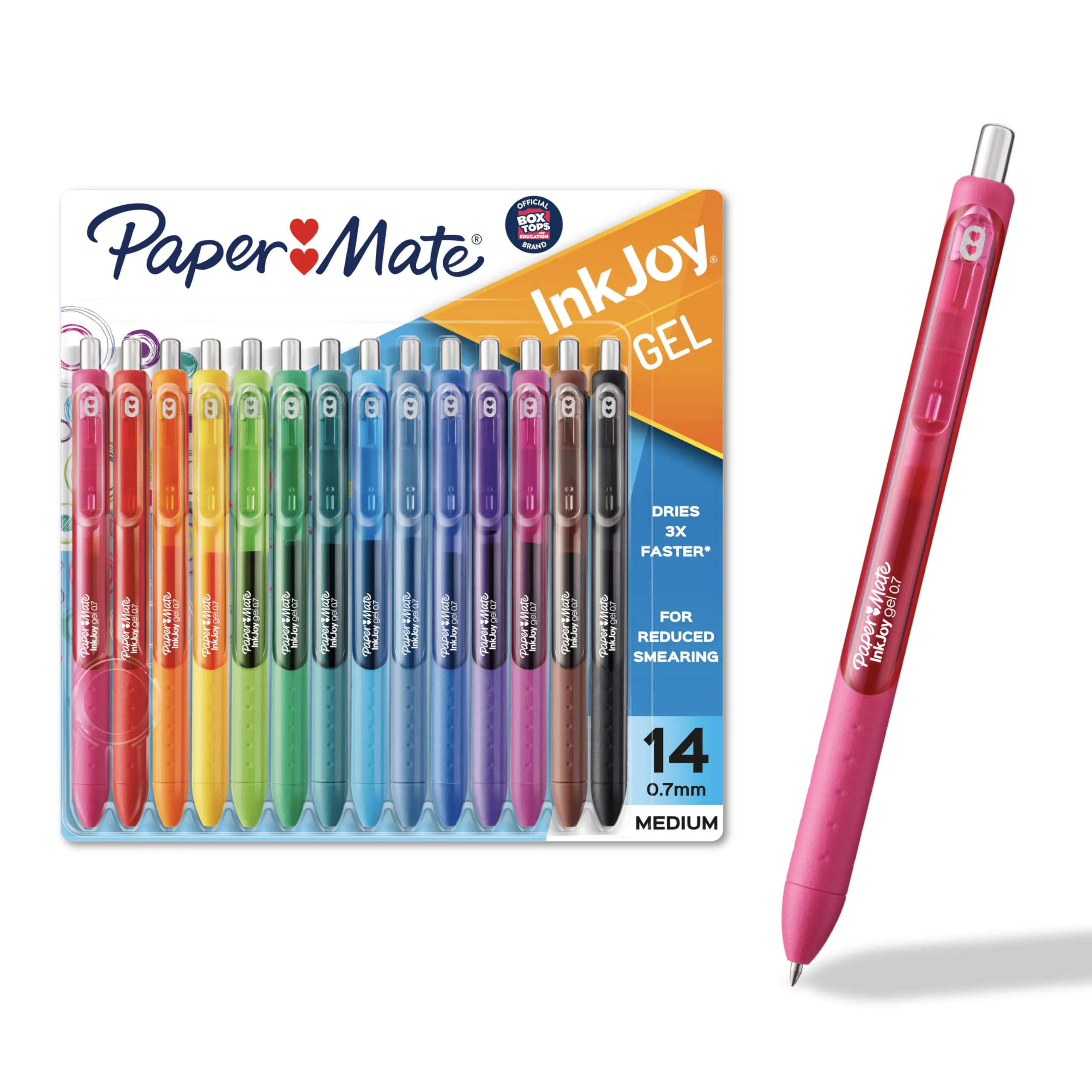 Paper Mate InkJoy Gel Pens, Medium Point 0.7 mm, Assorted Colors