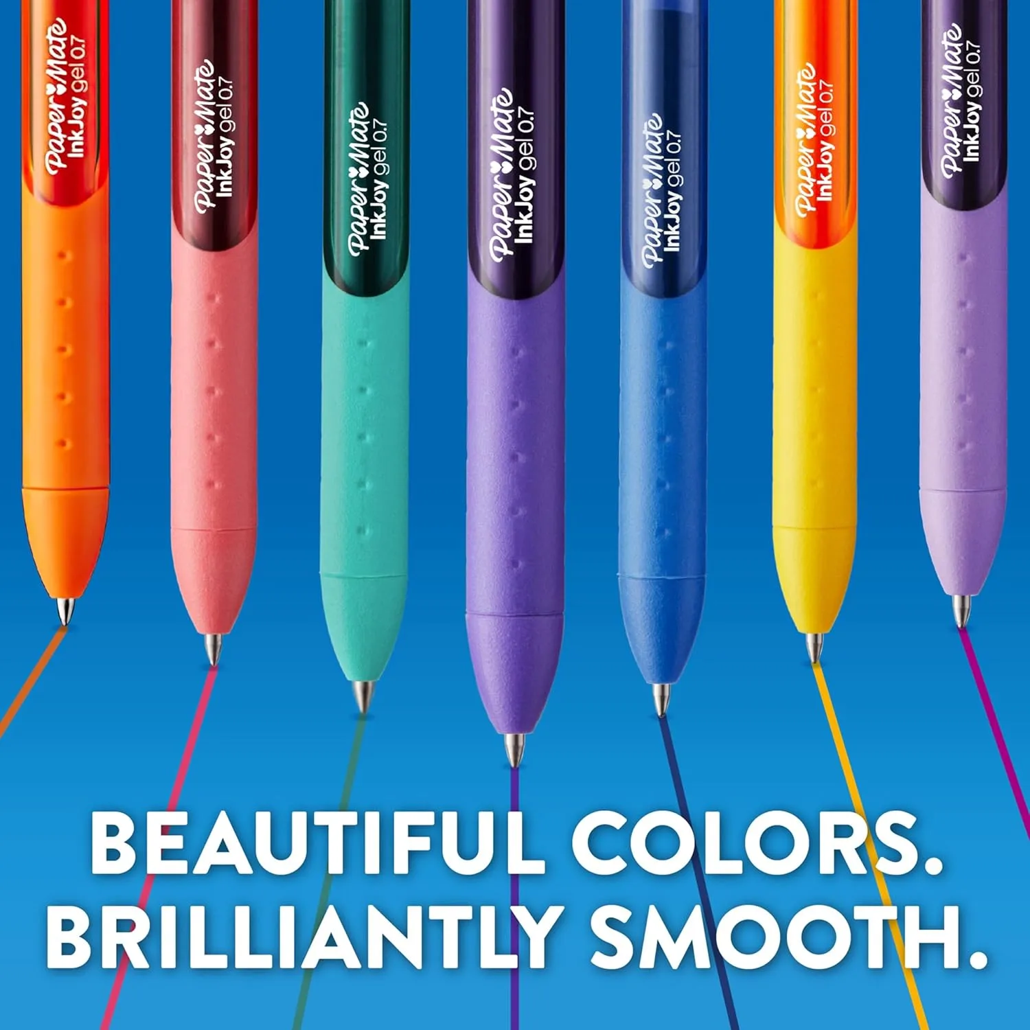 PAPER MATE InkJoy Gel Pens, 0.7mm Medium, Retractable, Assorted Colors
