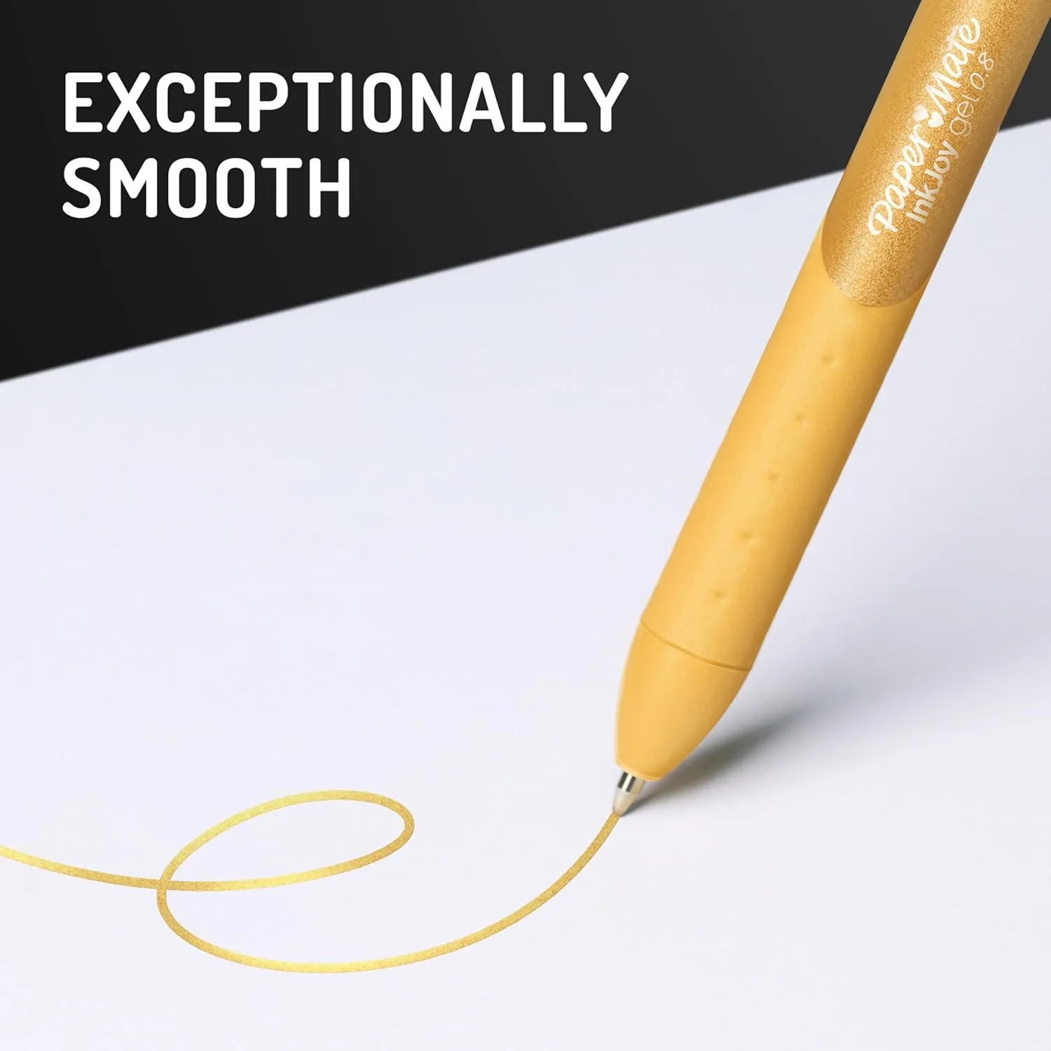Paper Mate InkJoy Gel Metallic Retractable Pens, Medium Point (0.8 mm)