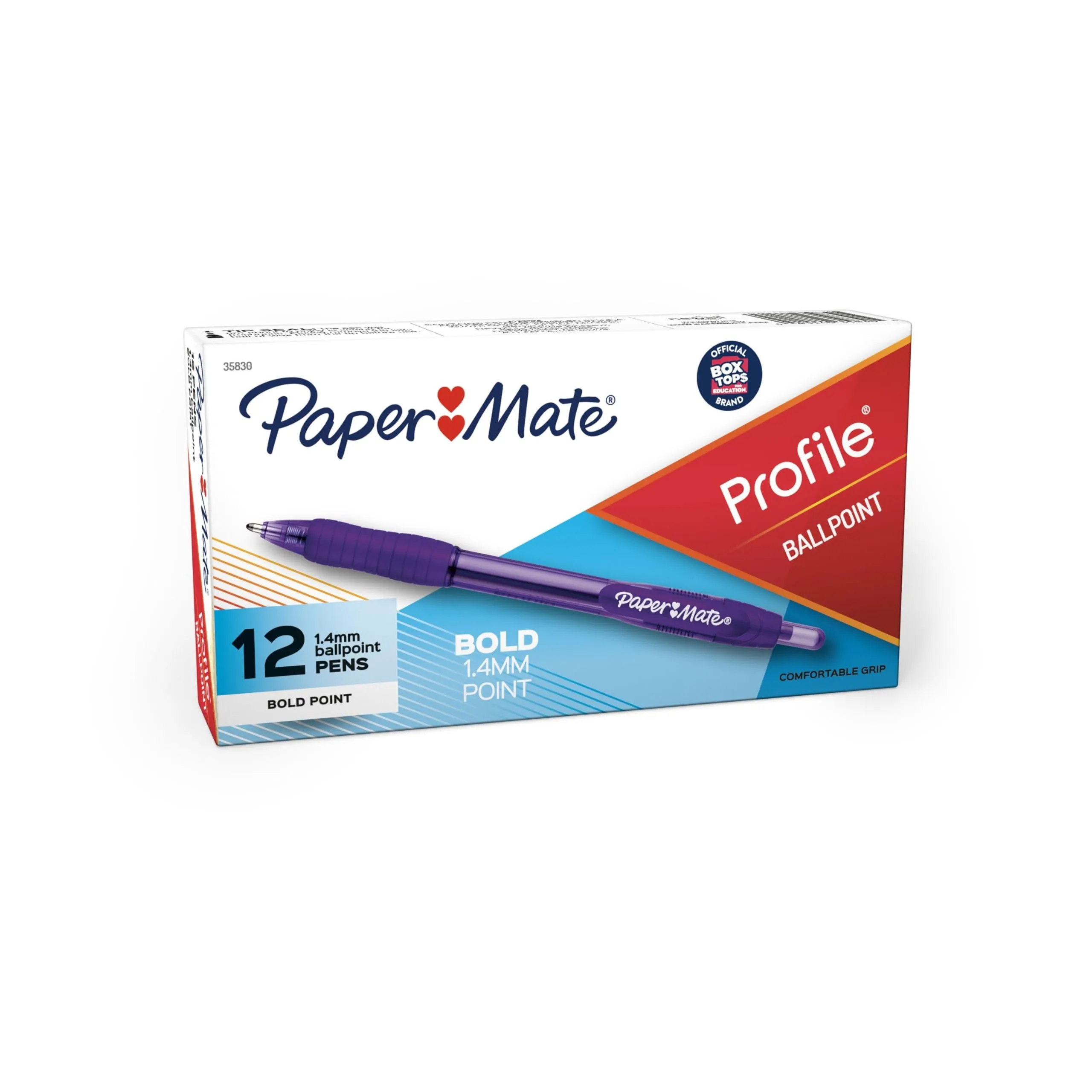 Paper Mate Profile Retractable Ballpoint Pens, Bold 1.4mm