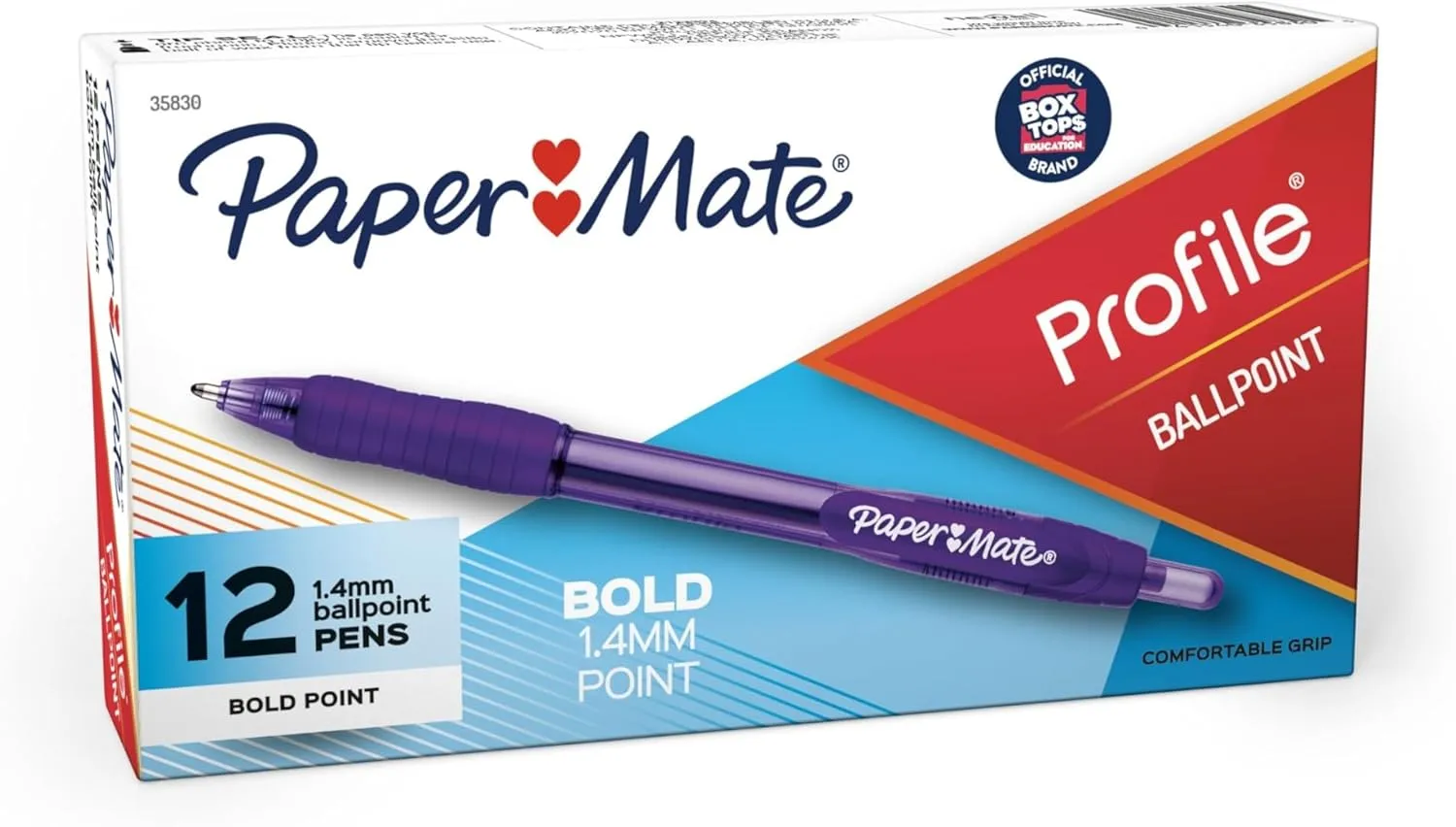 Paper Mate Profile Retractable Ballpoint Pens, Bold 1.4mm
