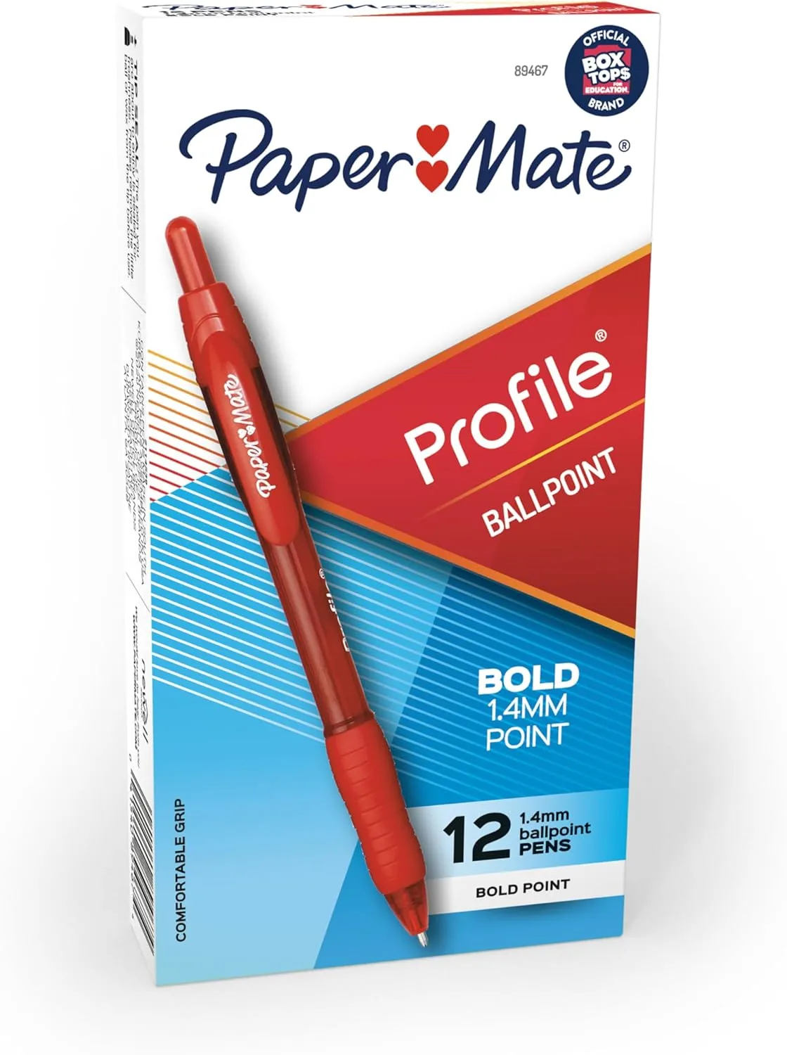 Paper Mate Profile Retractable Ballpoint Pens, Bold 1.4mm