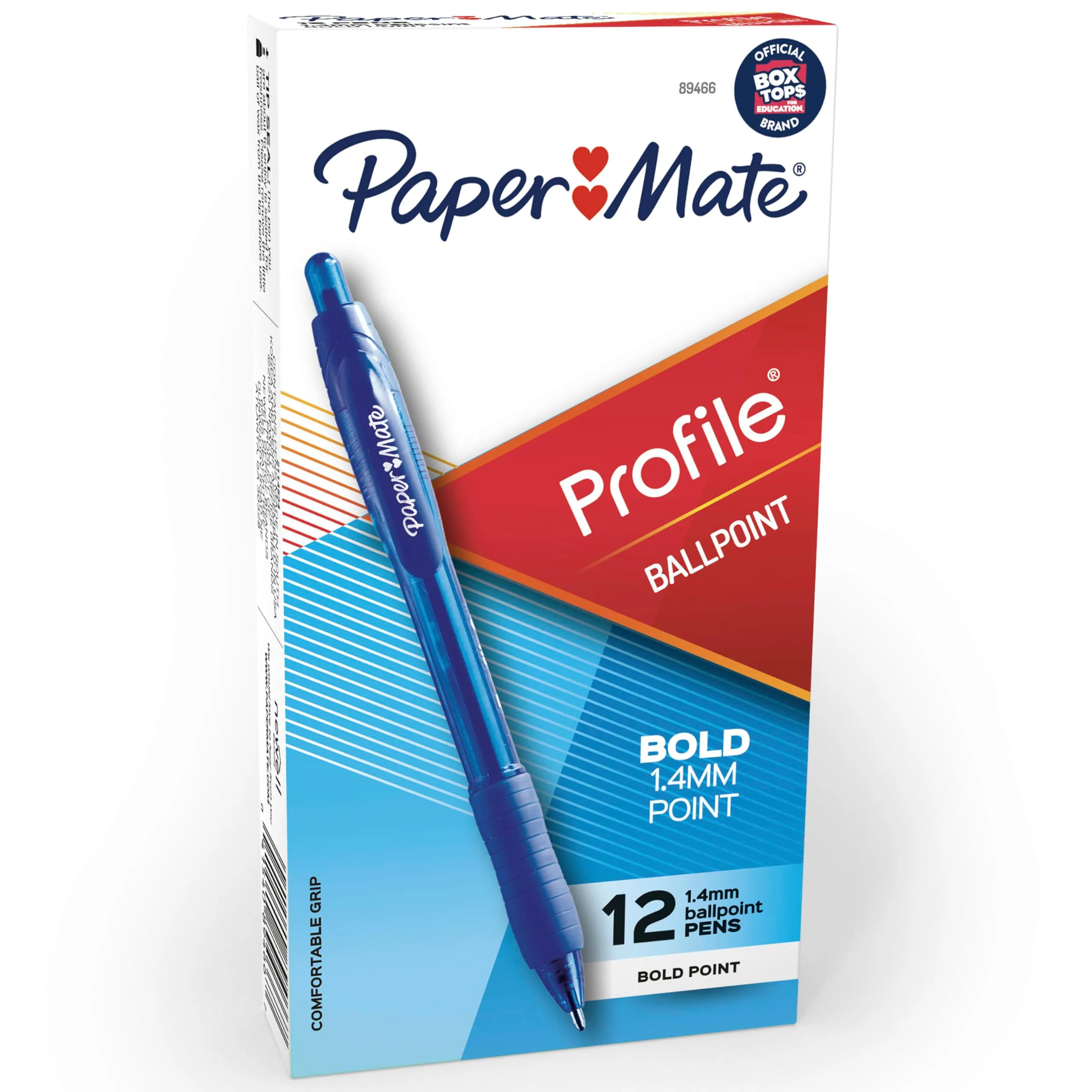 Paper Mate Profile Retractable Ballpoint Pens, Bold 1.4mm
