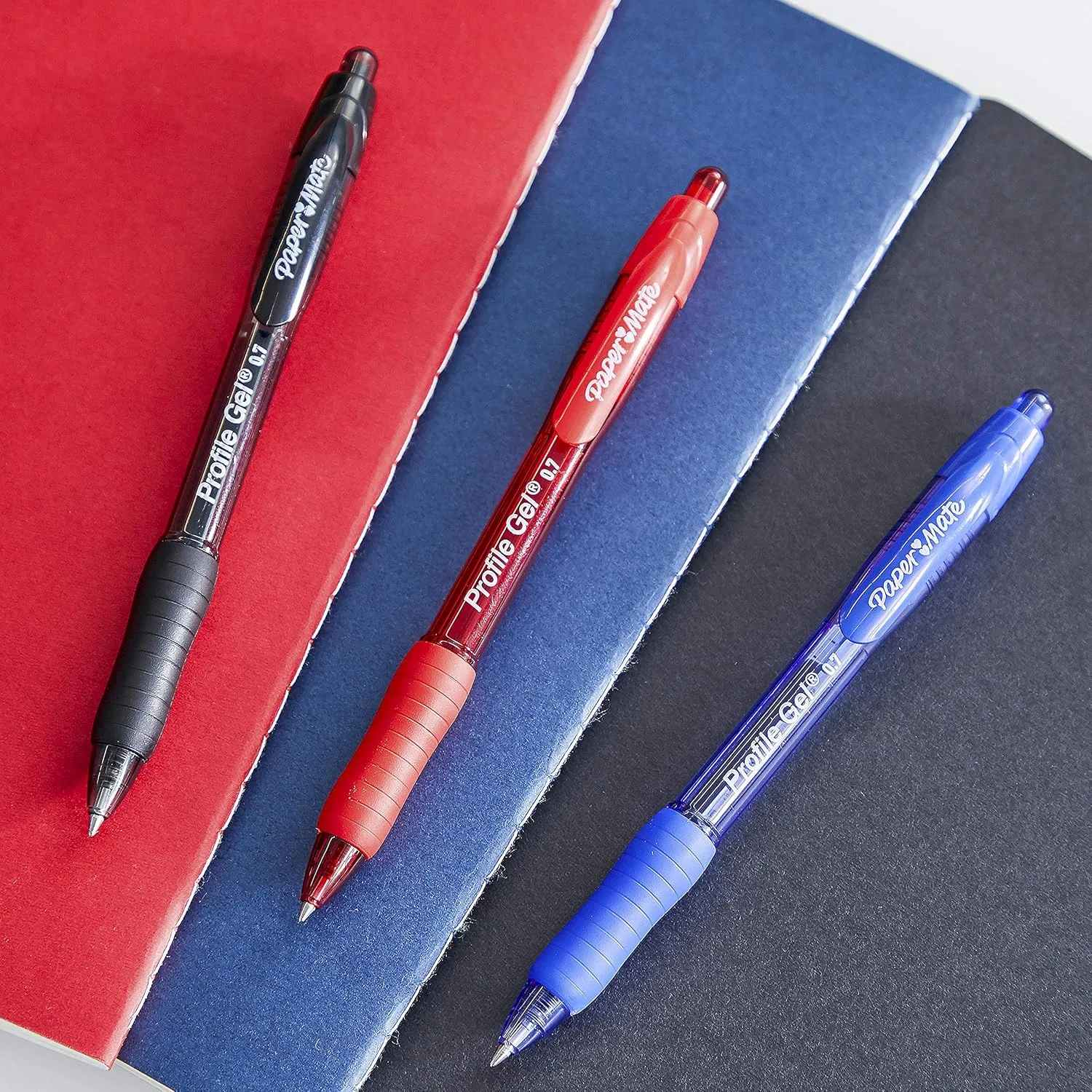 Paper Mate Gel Pen Profile Retractable Pen 0.7mm Blue 36 Count