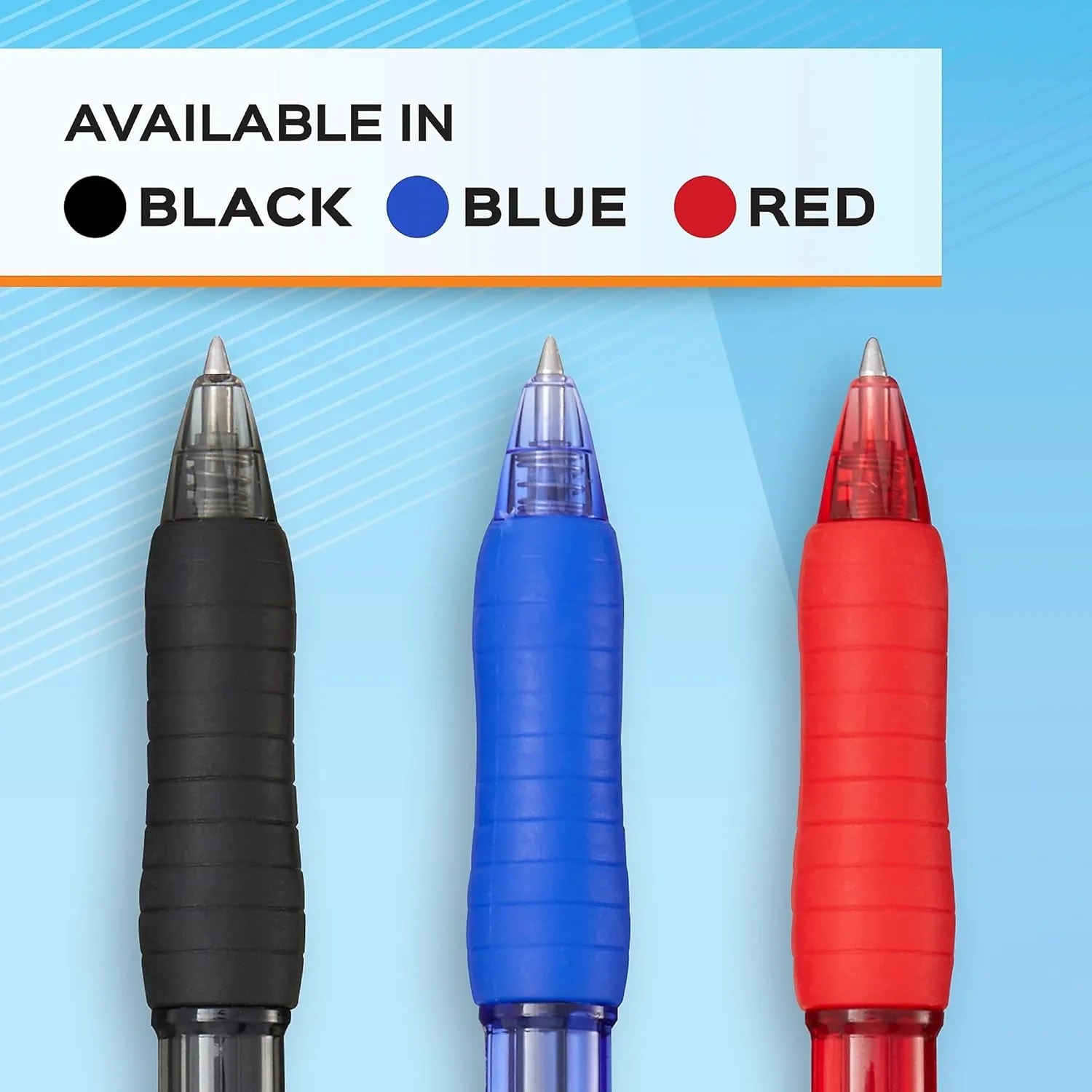 Paper Mate Gel Pen, Profile Retractable Pen, 1.0mm, Black, 12 Count