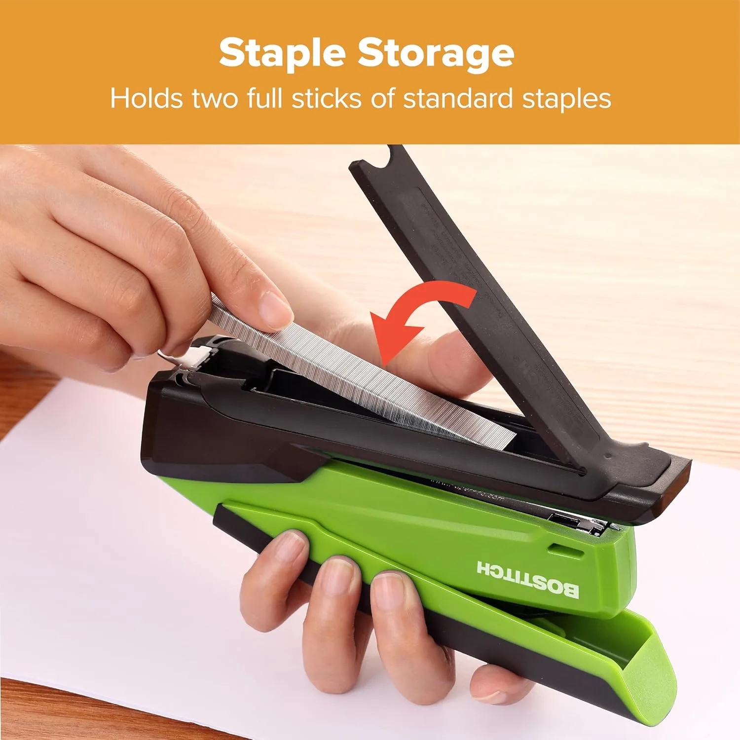 PaperPro / Bostitch One-Finger Spring-Powered Desktop Stapler