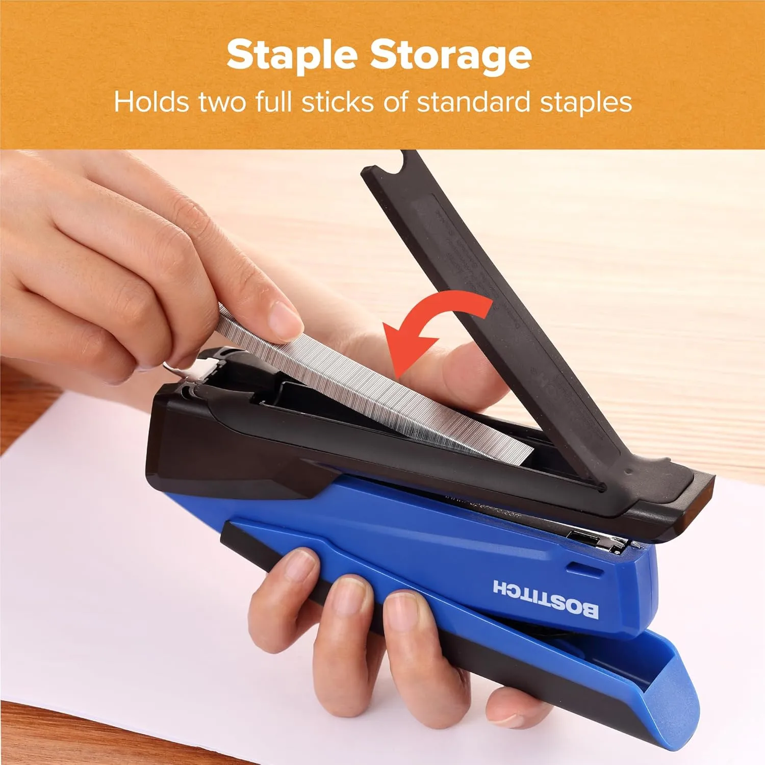 PaperPro / Bostitch One-Finger Spring-Powered Desktop Stapler