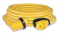 ParkPower by Marinco 30RPCRV 30 Amp 125V 30 Foot Right Angle Swivel Handle Yellow RV Power Cord