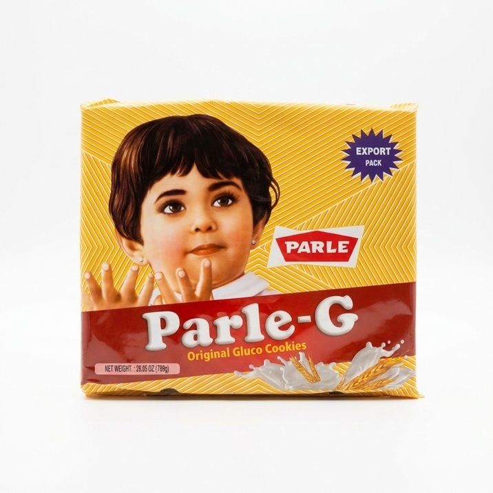 A 1kg bulk pack of Parle-G Gold original glucose biscuits, perfect for tea-time snacking.