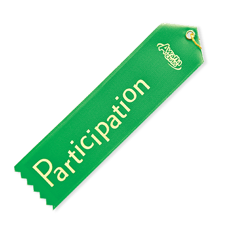 Green Participation Ribbon (5 pack) Green Participation Ribbon (5 pack)