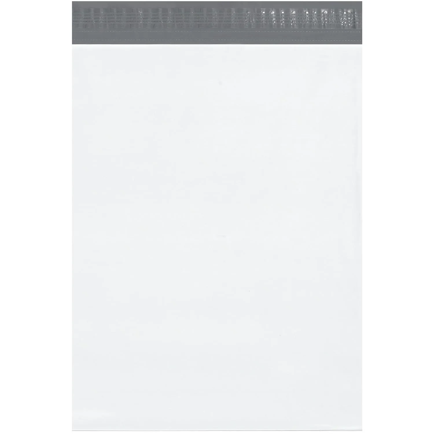 BOX USA "Poly Mailer Envelopes, 15"" x 20"" x 4"", White, Self-Seal with Tear Strip, Gusseted