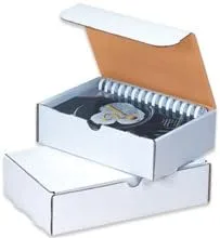 Partners Brand White Literature Mailers, 13in x 10in x 2in, Pack Of 50