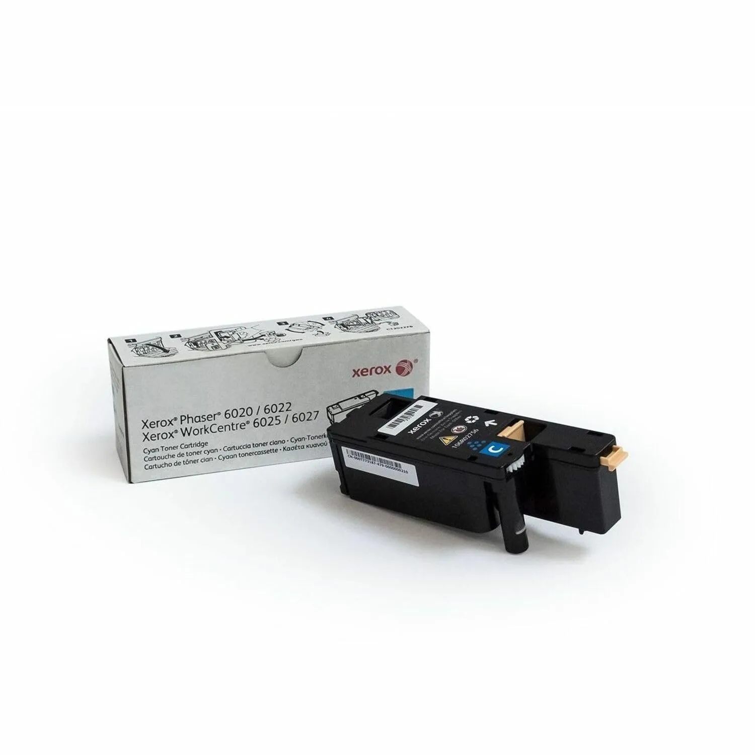 Xerox Phaser 6020/6022 / Workcentre 6025/6027 Cyan Standard Capacity Toner-Cartridge (1,000 Pages) - 106R02756