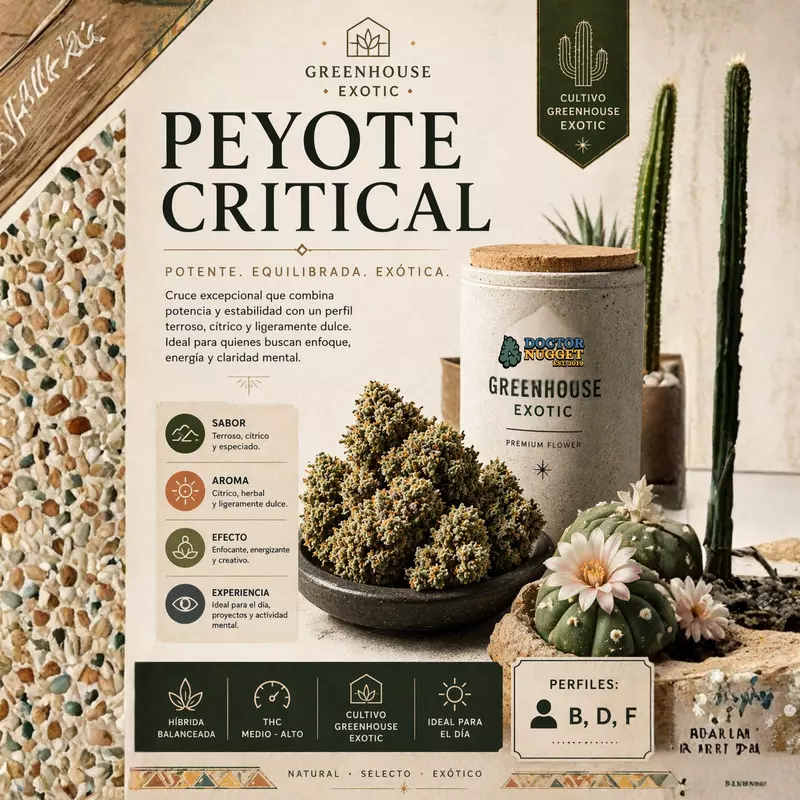Dr. Nugget Peyote Critical THC Flor