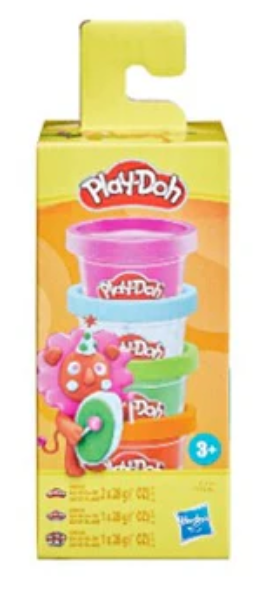 Play-Doh Zoo Mini Color 4-Piece Modeling Compound with Glitter and Metallic Colors