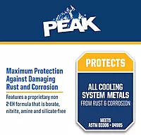 PEAK Global Lifetime Concentrate Antifreeze and Coolant for All Vehicles, 1 Gal.