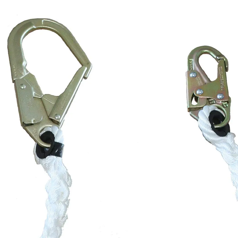 Peakworks Fall Protection Restraint Lanyard with 5/8" (16 mm) Polyester Rope and Snap Hooks
