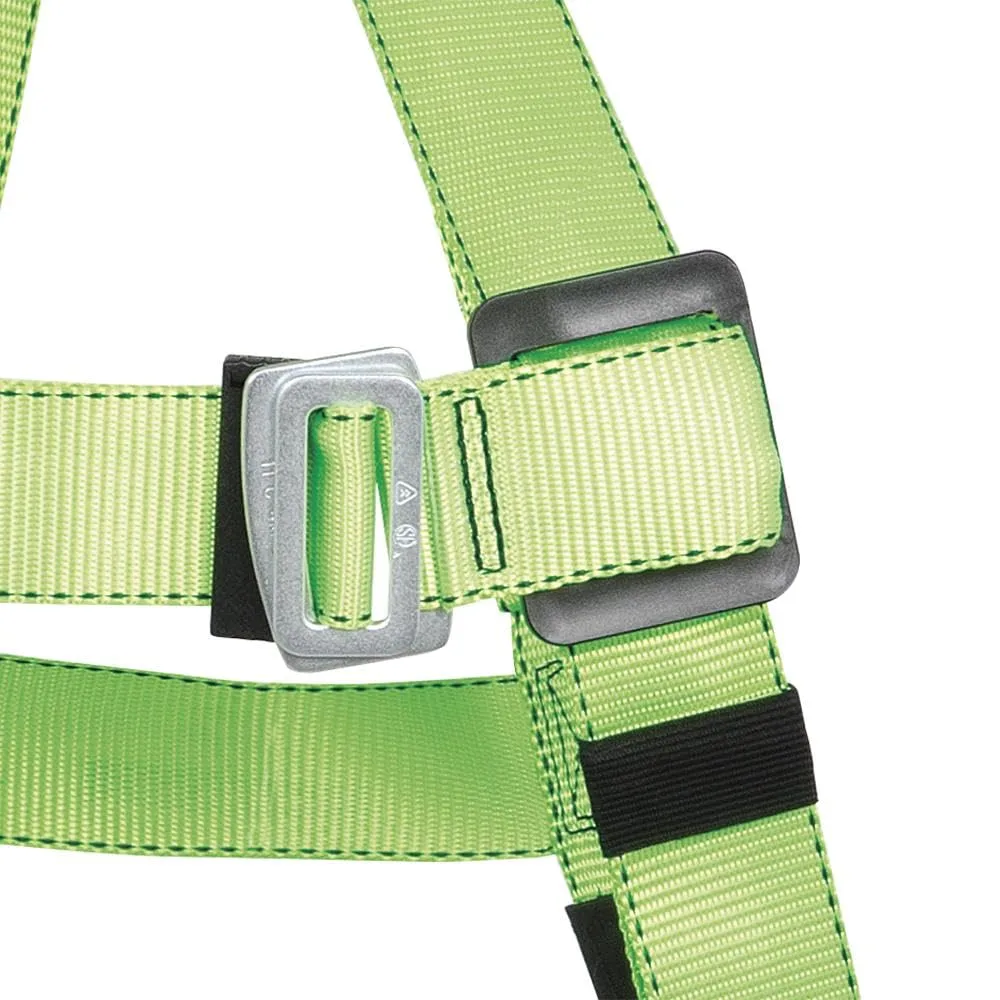 Peakworks Fall Protection Full Body Safety Harness with Positioning Belt and Padded Lumbar Support