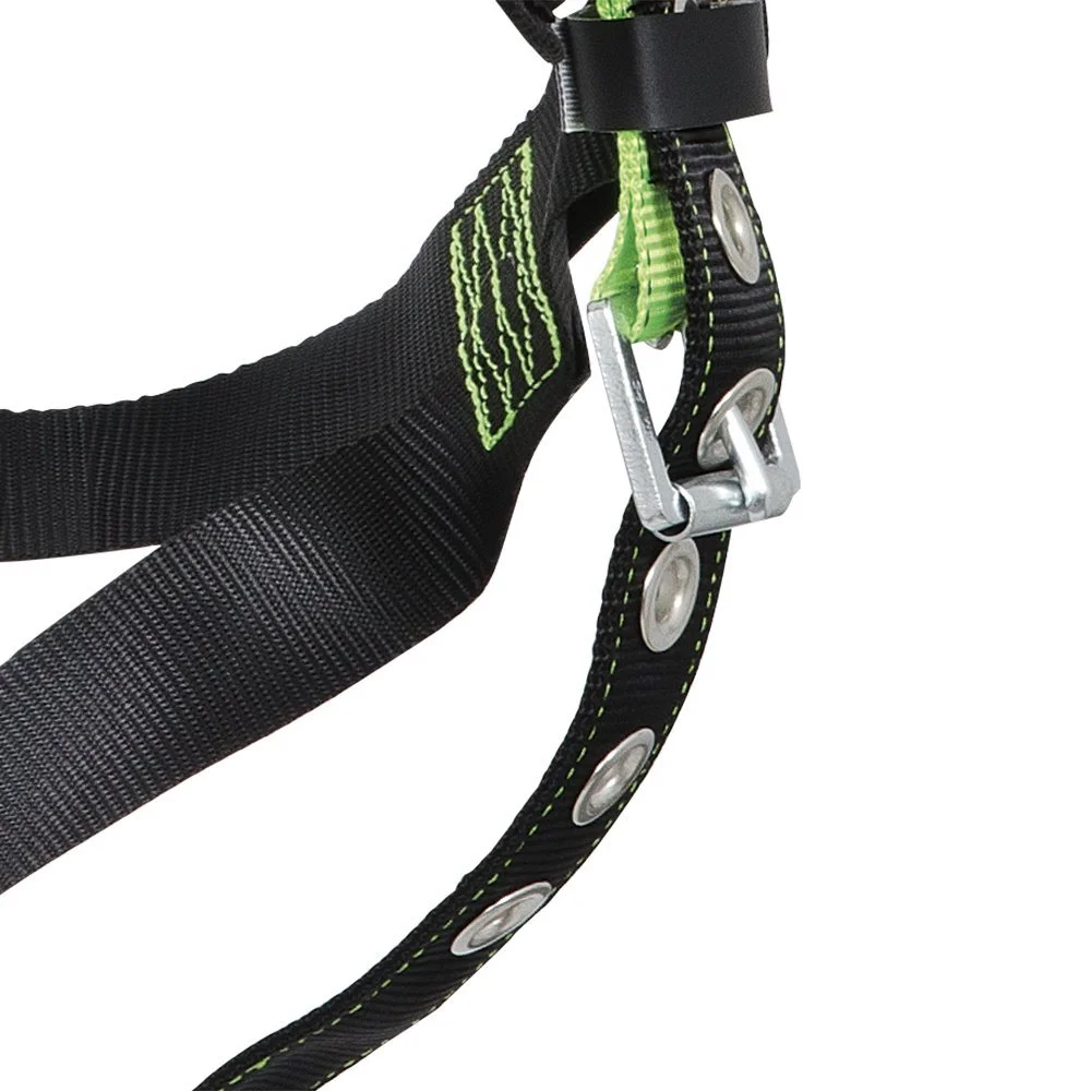 Peakworks Fall Protection Full Body Safety Harness with Positioning Belt and Padded Lumbar Support