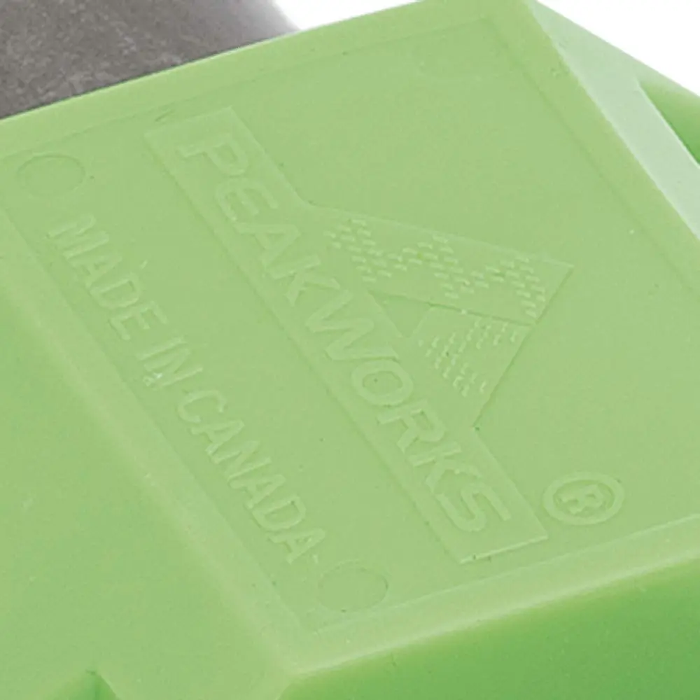 Peakworks Tool Tethering System, 1-1/16" x 1-1/4" Press Block, HDPE, Green (Pack of 10), V8561802 Pack 10