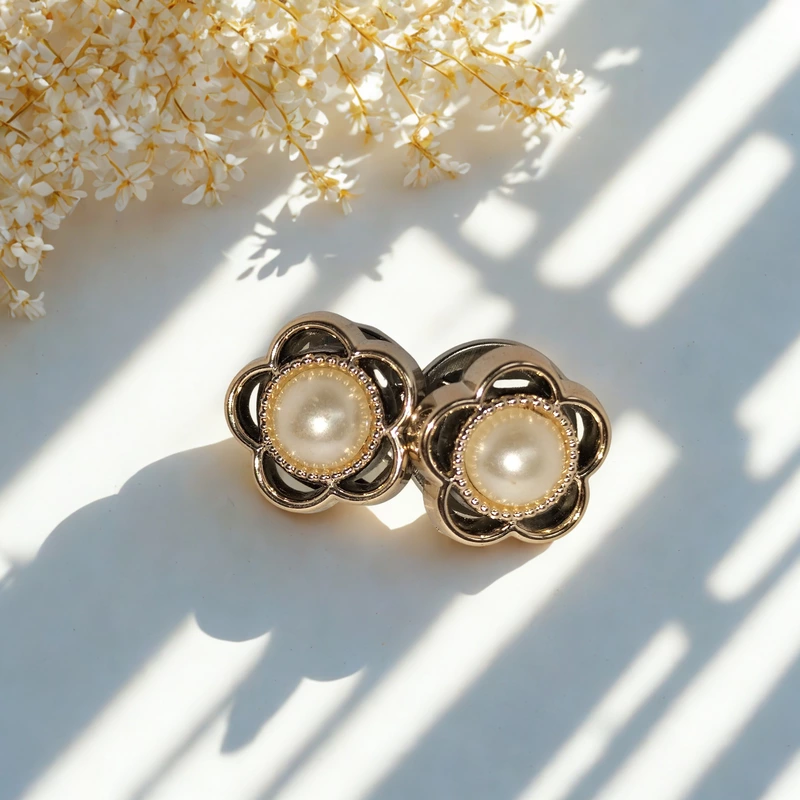 floral earrings
