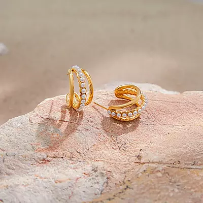 Pearl String Earrings Pearl String Earrings