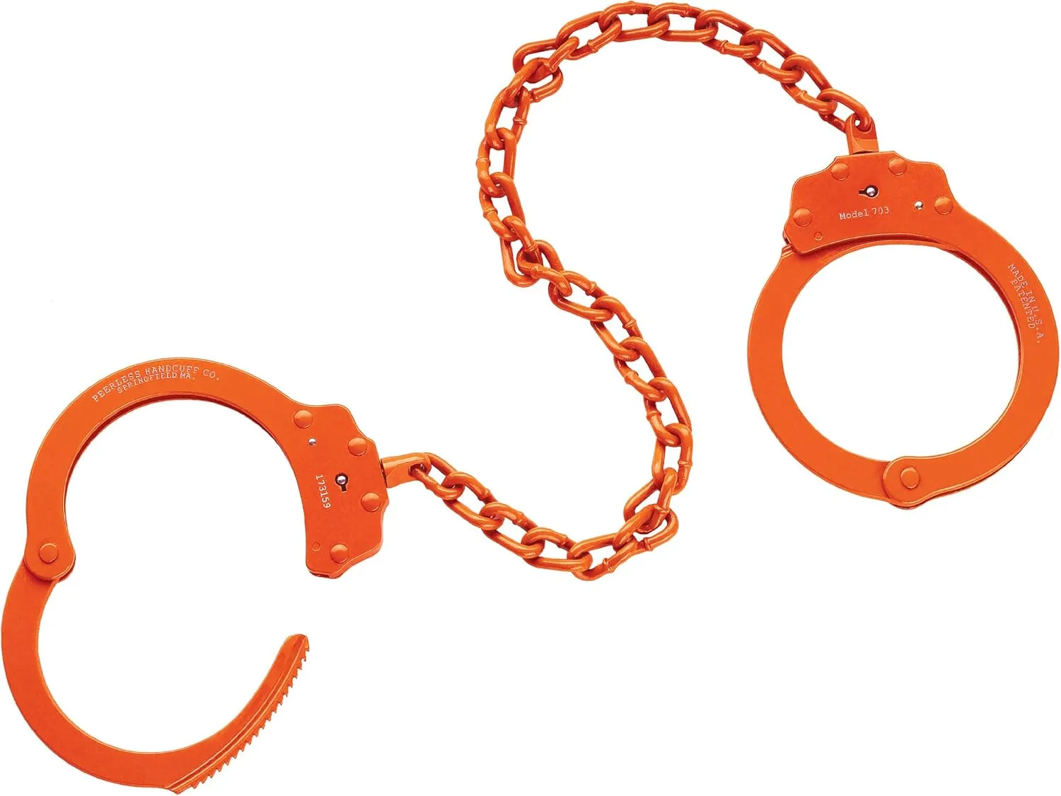 PEERLESS HANDCUFF COMPANY Leg Iron with 15" Chain