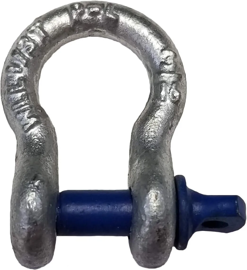 Screw Pin Anchor Shackles - 3/16 screw pin anchor shackle [Set of 10]