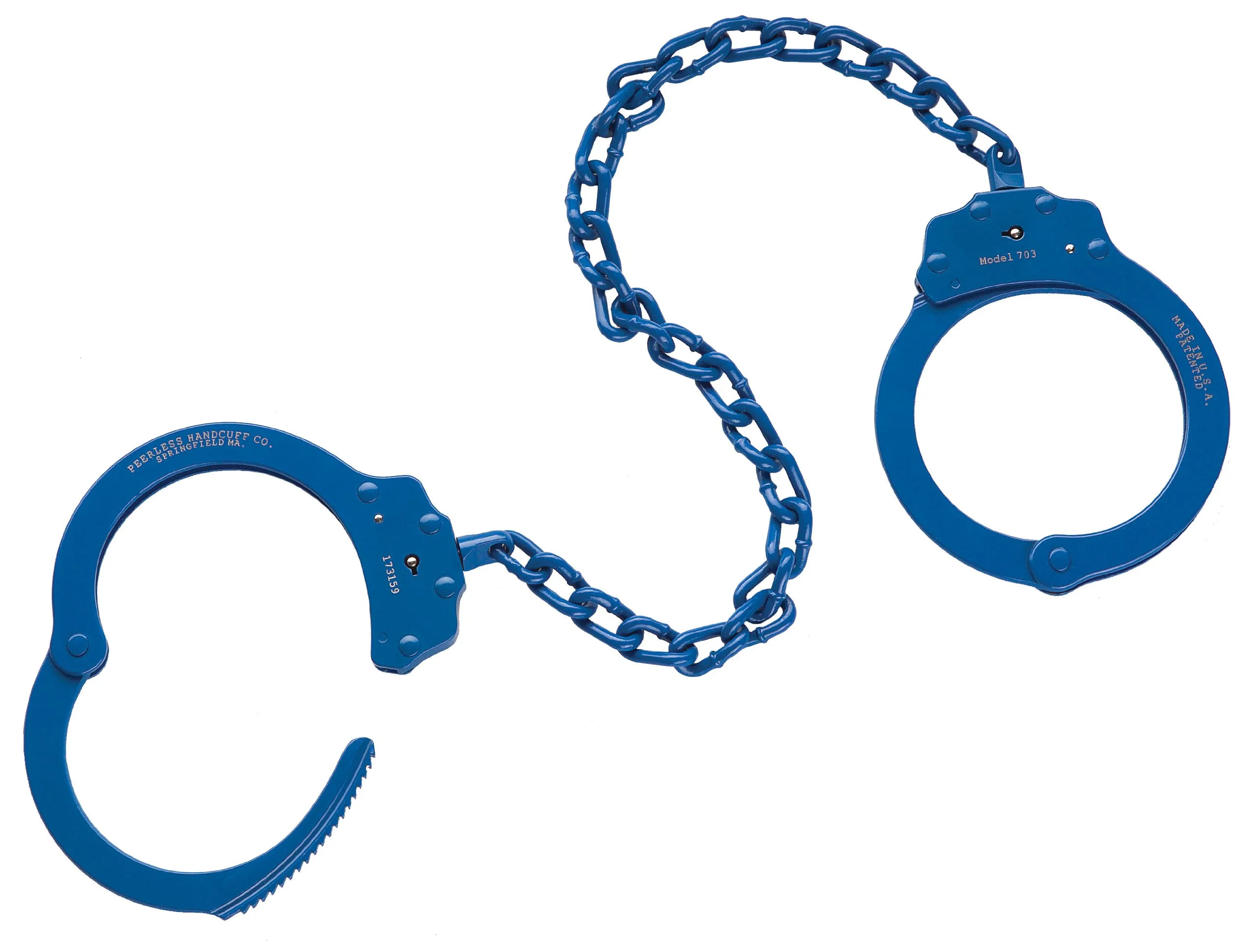 PEERLESS HANDCUFF COMPANY Leg Iron with 15" Chain
