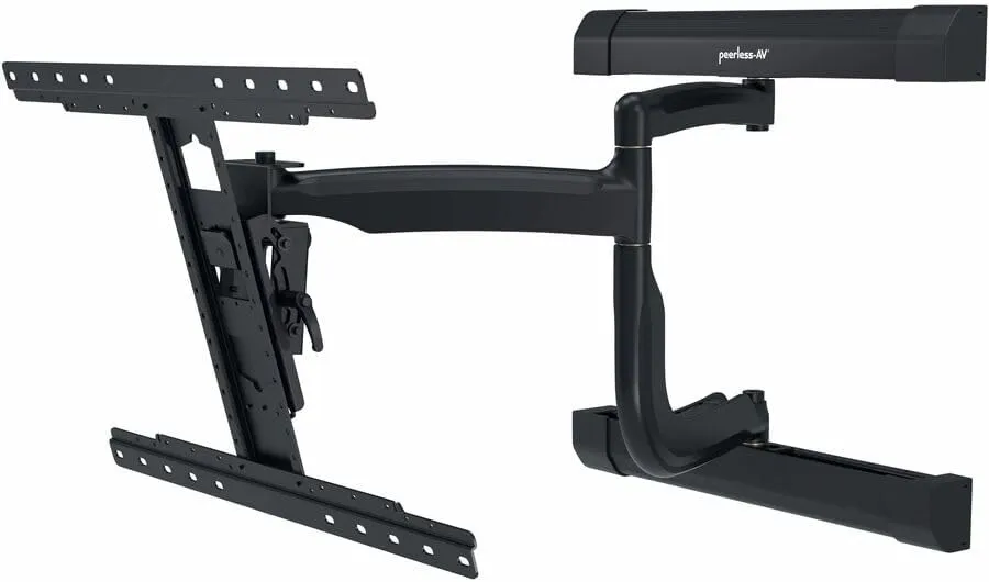 Peerless Full-Motion Plus Wall Mount for 39-Inch - 75-Inch Flat Panel Screens (Black)