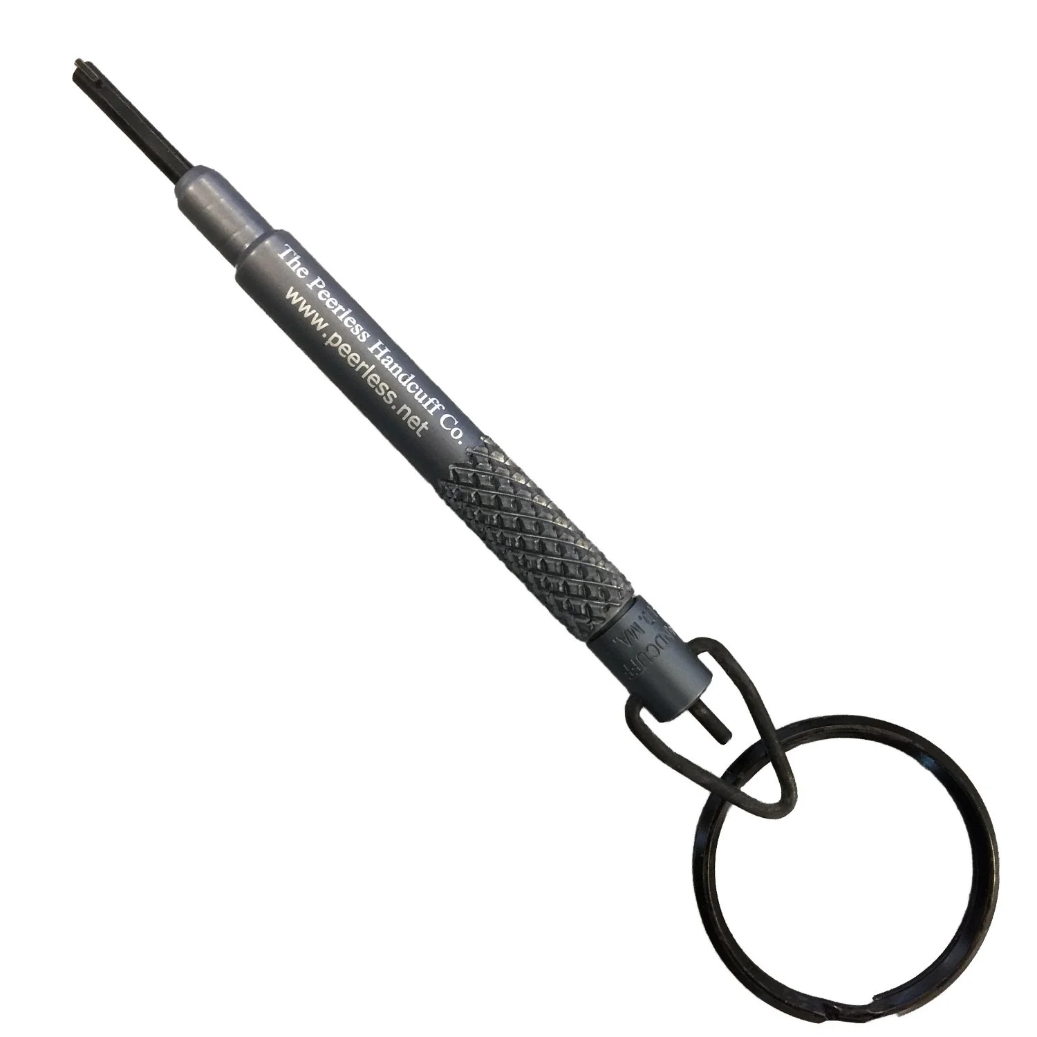 PEERLESS HANDCUFF COMPANY Oversize Handcuff Key with Key Ring