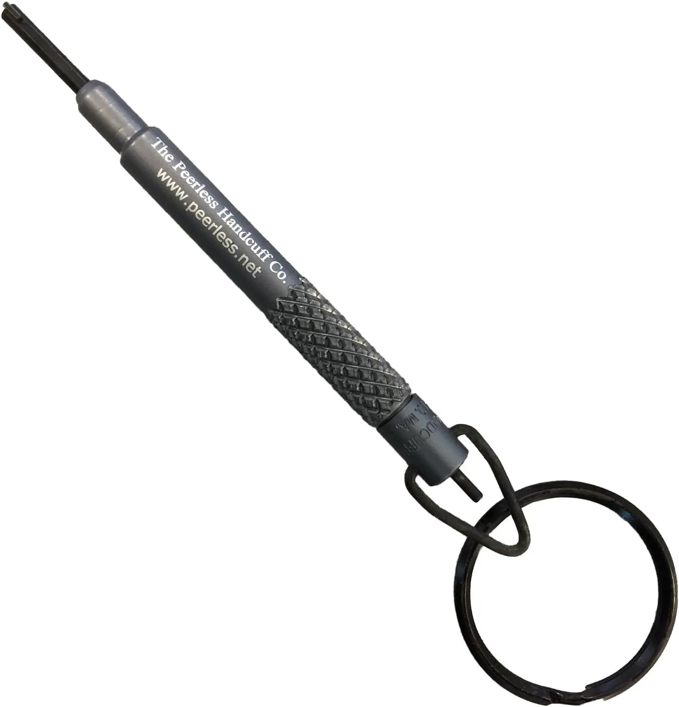 PEERLESS HANDCUFF COMPANY Oversize Handcuff Key with Key Ring