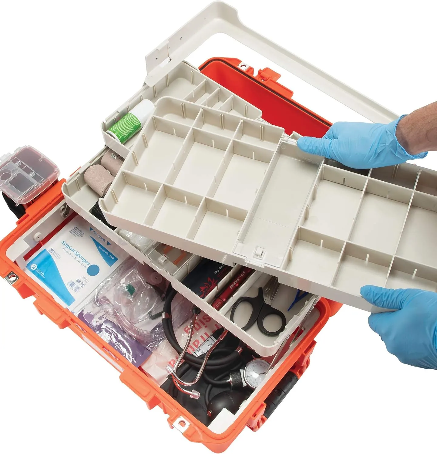 Pelican 014650-0050-150 1465Ems, Laptop Case, Orange