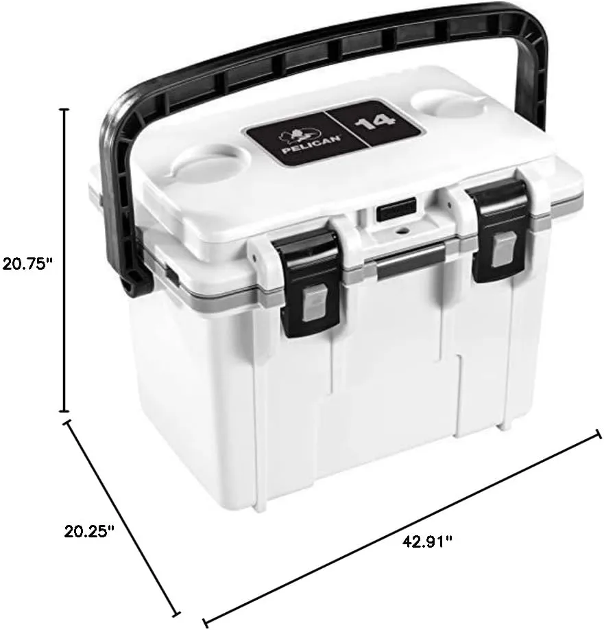PELICAN insulated personal cooler with dry box
