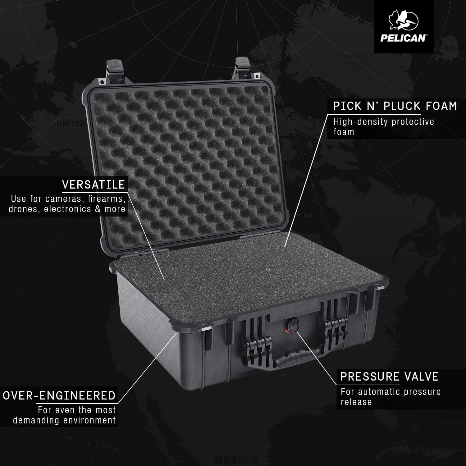 Pelican 1550 Camera Case With Foam
