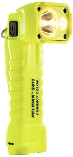 Pelican 034150-0361-245 3415MCC,3AA-LED,RT-Angle,MAGNETCLIP,YW 19x16x11