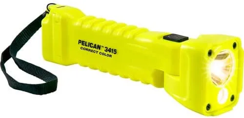 Pelican 034150-0361-245 3415MCC,3AA-LED,RT-Angle,MAGNETCLIP,YW 19x16x11