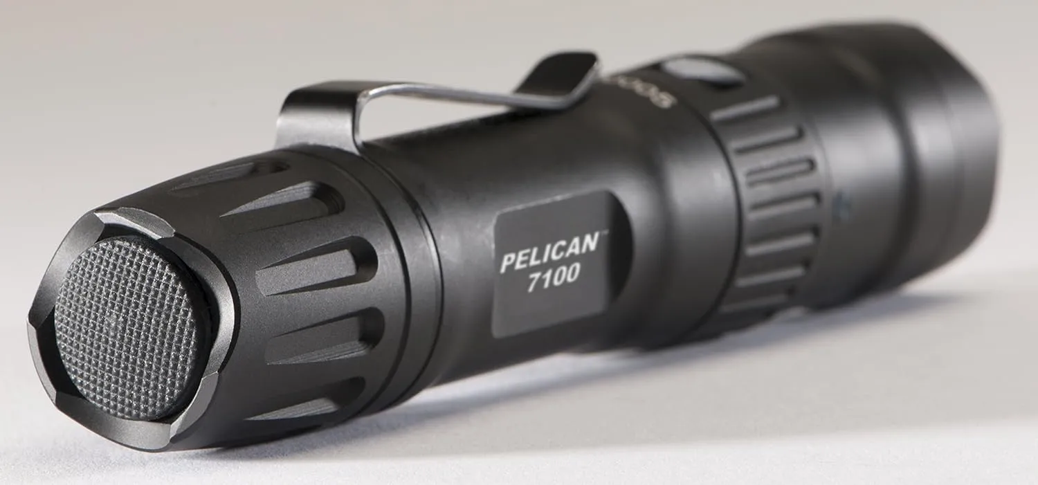 Pelican 7100 Rechargeable Tactical Flashlight (Black)