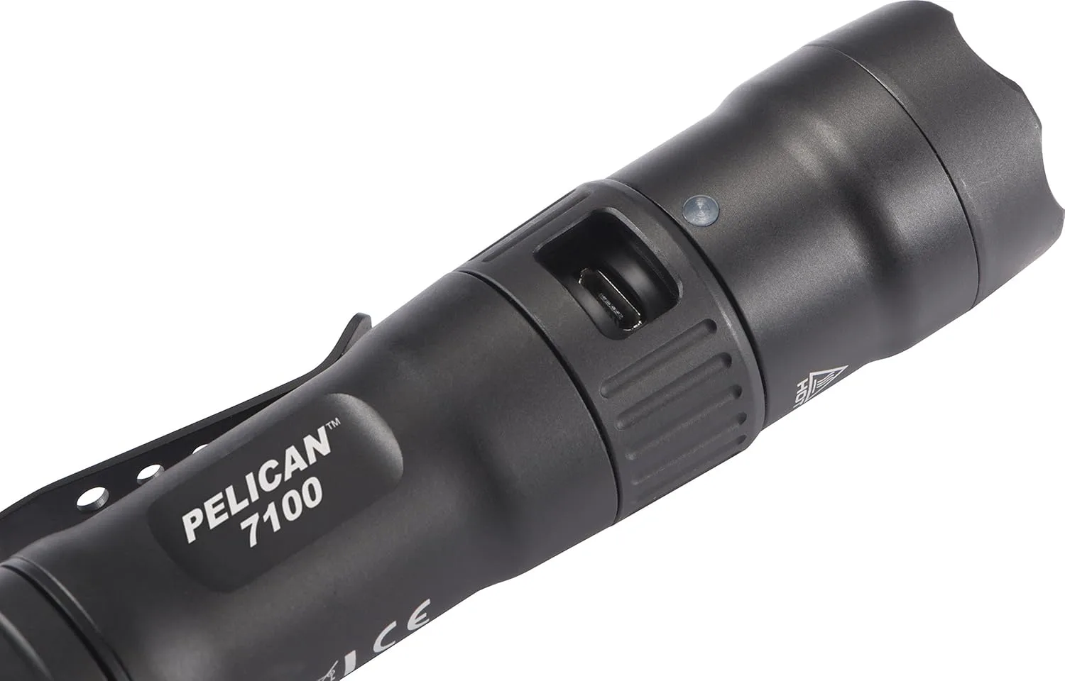 Pelican 7100 Rechargeable Tactical Flashlight (Black)