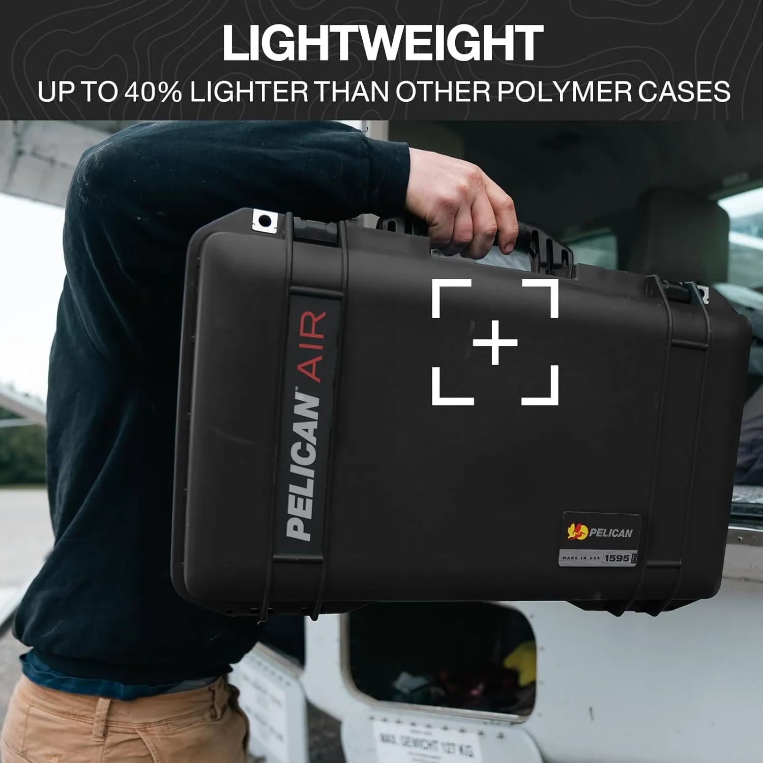 Pelican Air 1637 Multi-Purpose Hard Case with Foam for Camera, Drone, Equipment, Gear, Electronics, Overlanding, Camping