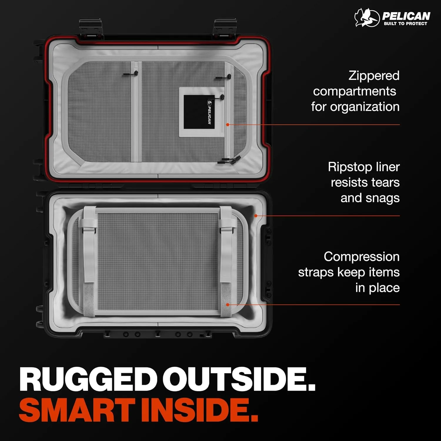 Pelican ATX Hard-Sided Travel Luggage
