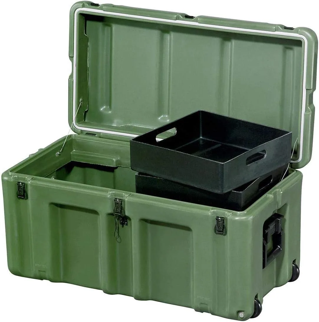 Pelican 472-FTLK-LG Footlocker for Movable Storage, Olive Drab Green