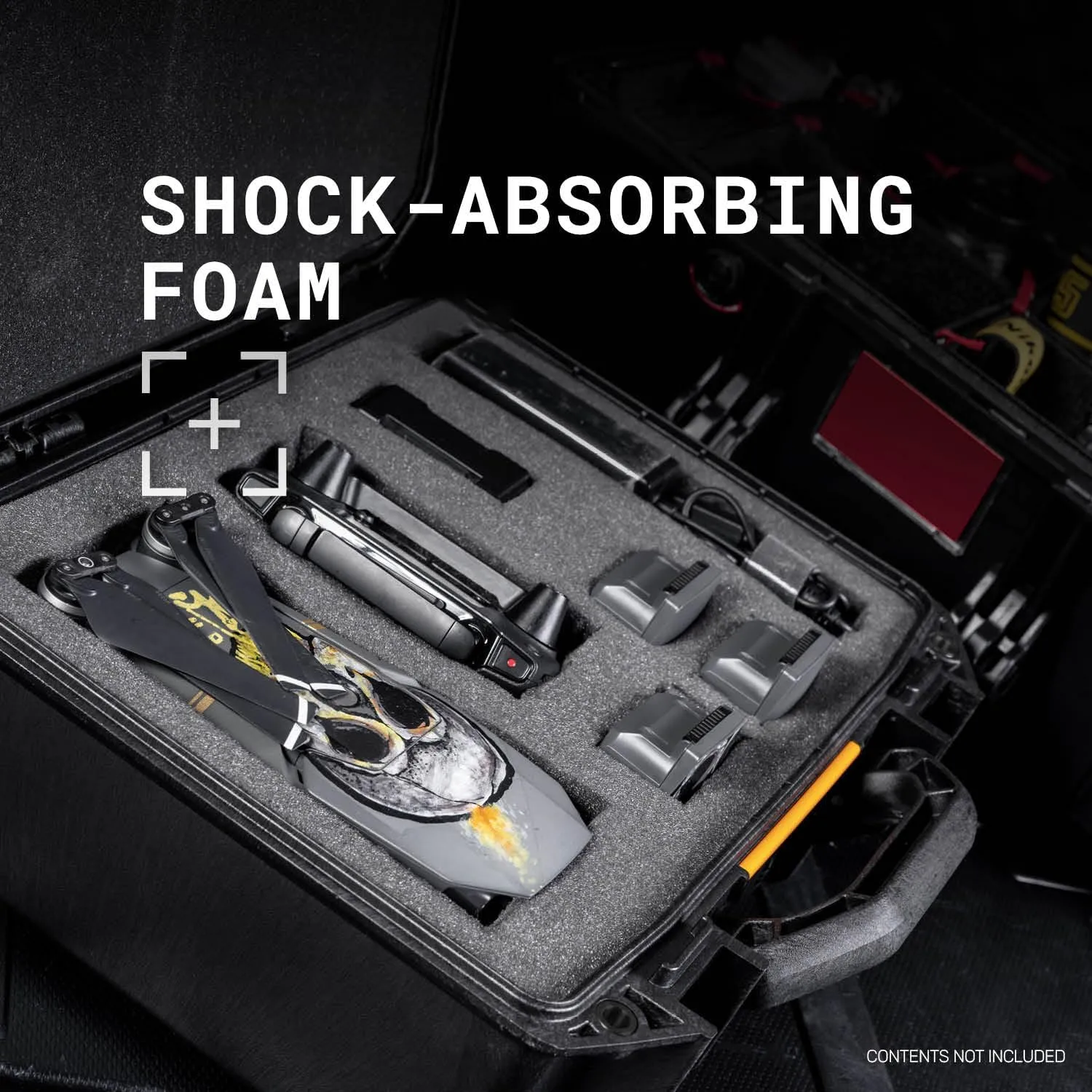 Pelican Vault V600 Hard Case (Camera, Pistol, Gear, Equipment) With Foam V600 Black