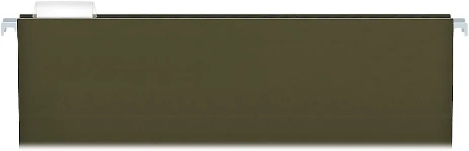 Pendaflex Extra Capacity Reinforced Hanging Folders, Legal, Standard Green