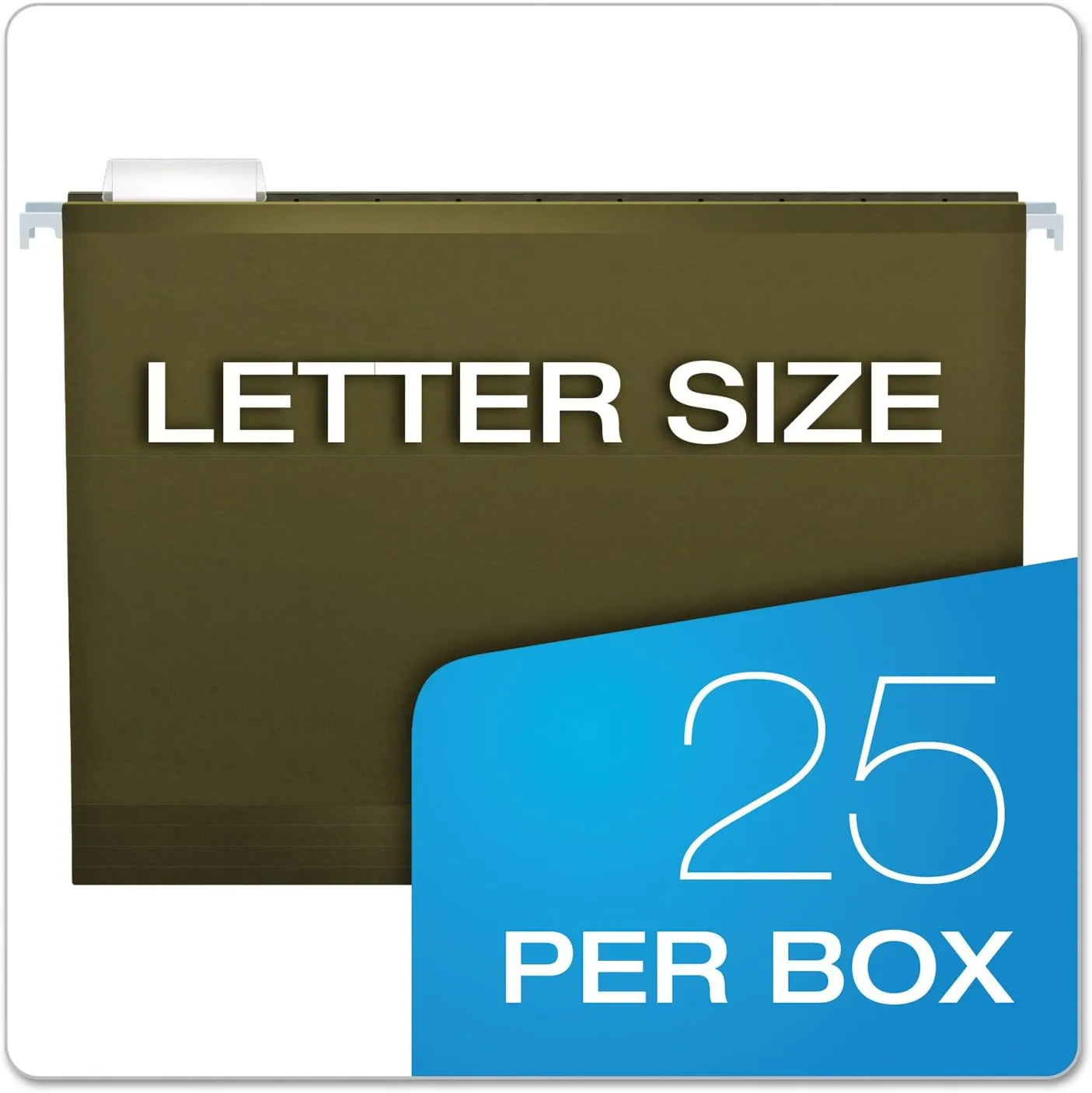 Pendaflex Extra Capacity Reinforced Hanging Folders, Letter Size
