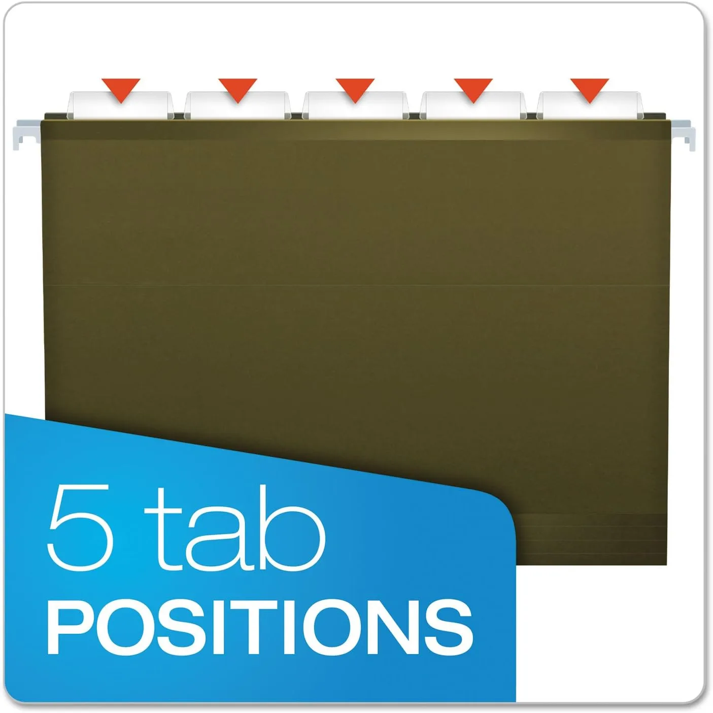 Pendaflex Extra Capacity Reinforced Hanging Folders, Letter Size